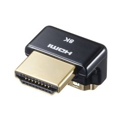 画像1: HDMIアダプタ HDMI アダプタ L字型 下向き オス メス コネクタ パソコン アクセサリー AD-HD27LD