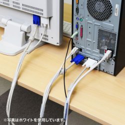 画像2: ケーブルカバー ケーブルプロテクター ケーブルタイ スパイラル 内寸直径12mm 2m巻き DIY 配線 CA-SP12